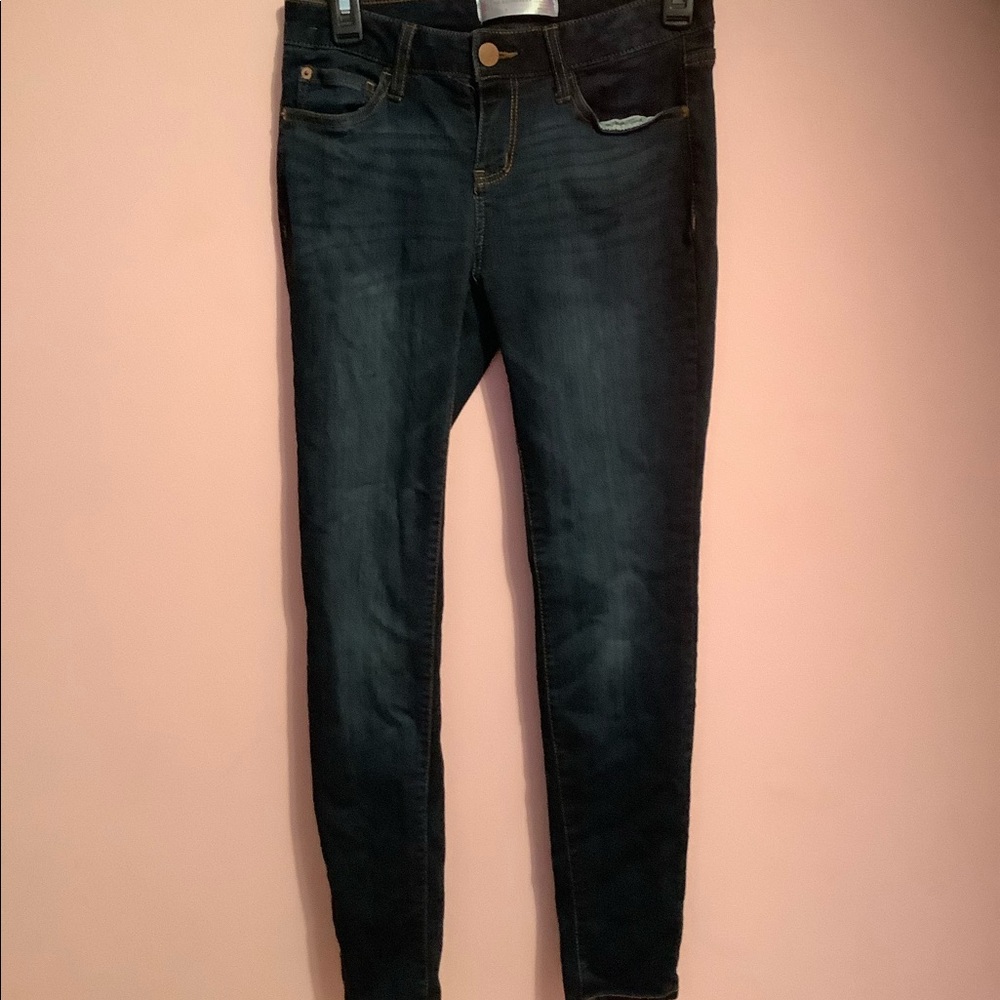 Size 9 dark wash jeggings